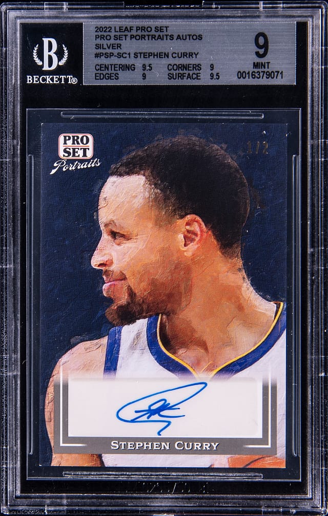 Leaf ステフィン カリー Curry 10枚限定 直筆サインカード Auto Leaf