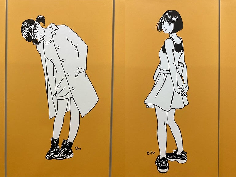 未開封 彼女1 (large ver.) 江口寿史 江口寿史 版画「彼女1