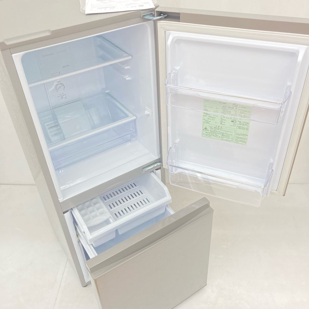 🌸AQUA ノンフロン冷凍冷蔵庫 AQR-13H (S)