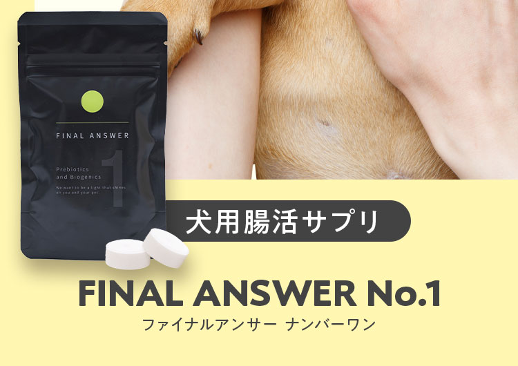 犬用腸活サプリ FINAL ANSWER No.1