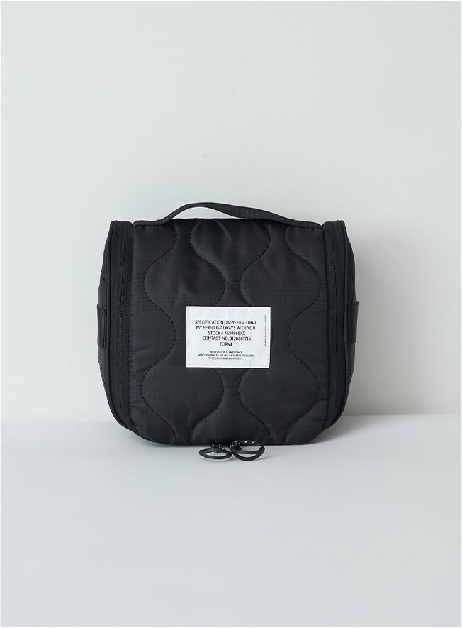 東原亜希 FORME 2023 フォルム QUILTING TRAVEL COSME POUCH