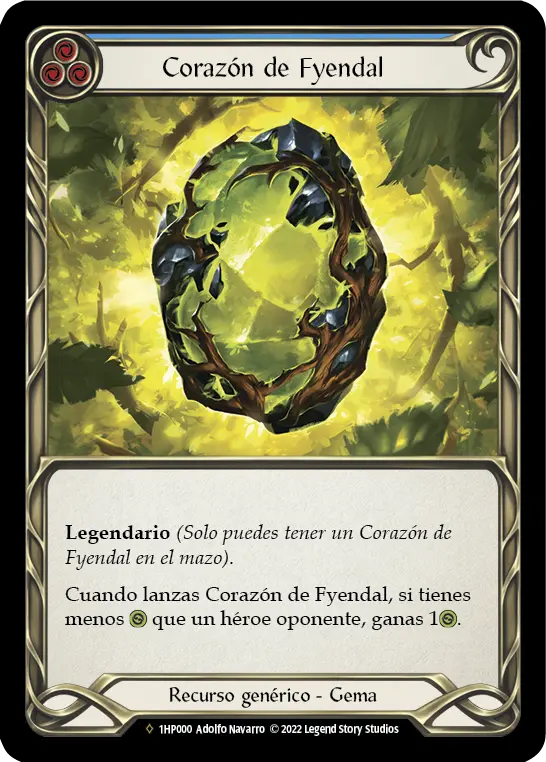 Heart of Fyendal Rainbow foil fab Heart of Fyendal BGS 9.5 Rainbow