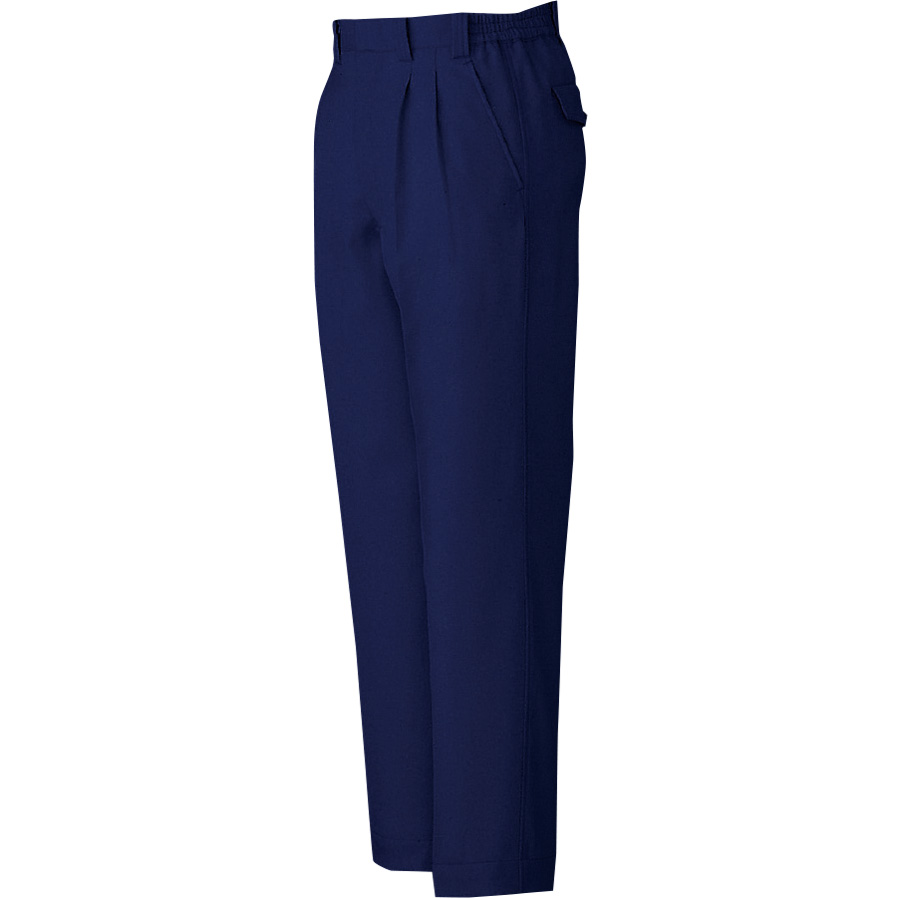 男子スラックス RC467下 ネイビー| 作業服・作業着 | 【ミドリ