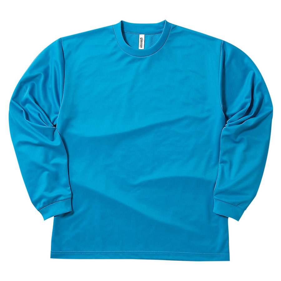 ドライロングスリーブTシャツ 00304－ALT 034 ターコイズ