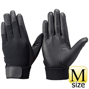 トンボレックス 羊革製手袋 RS－601BK 薄手・甲ニット仕様