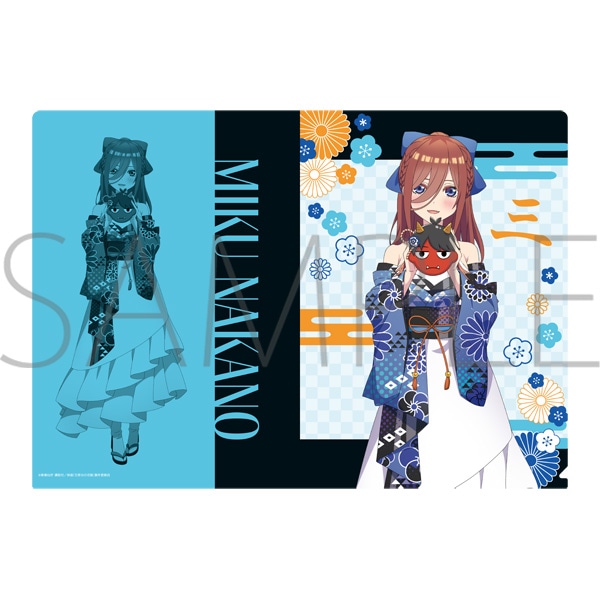 バラ売り可能】中野三玖クリアファイルセット バラ売り可能】中野三玖