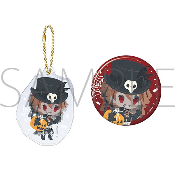 ディズニー ツイステッドワンダーランド アクリルキーホルダー＆缶
