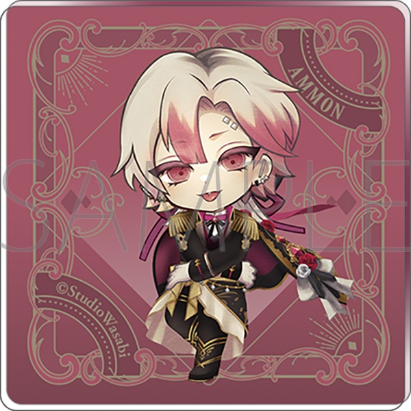 悪魔執事と黒い猫 あくねこ アモン アクスタ 缶バッジ ナンジャタウン