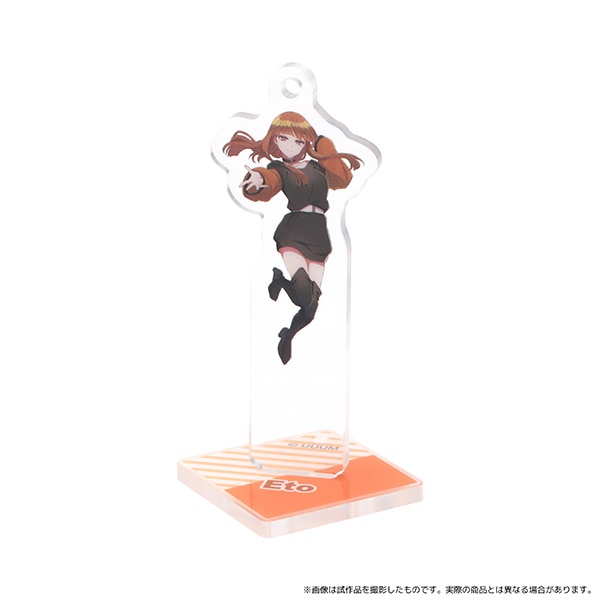 カラフルピーチ アクリルスタンドキーホルダー／えと: キャラグッズ