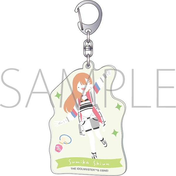 学園アイドルマスター アクリルキーホルダー／ゆるパレット 紫雲 清夏