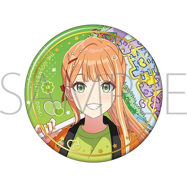 学園アイドルマスター 箔押し缶バッジ／紫雲清夏 初星文化祭フェア