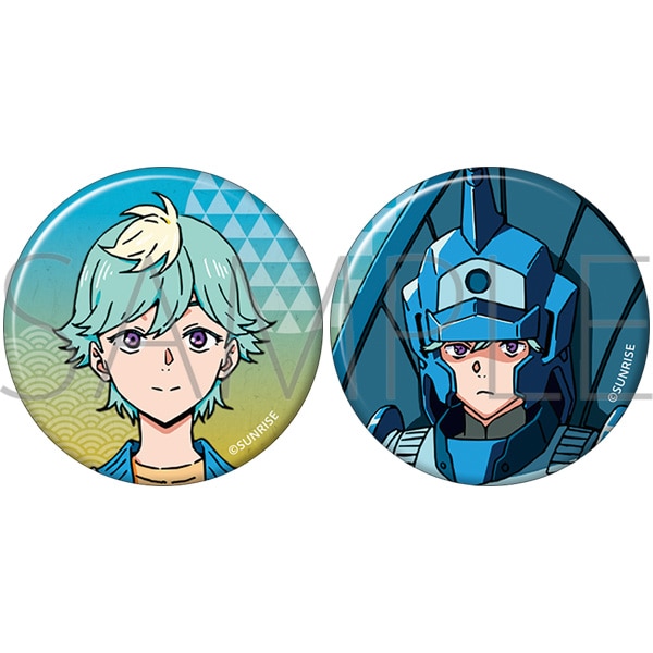 鎧真伝サムライトルーパー 缶バッジセット／北条 武蔵: キャラグッズ