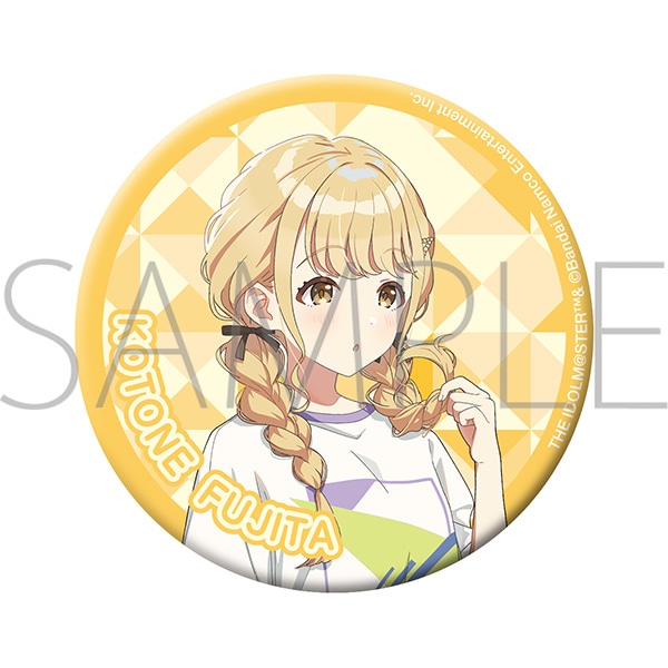 学園アイドルマスター 学マス 藤田ことね 缶バッジ 水族館