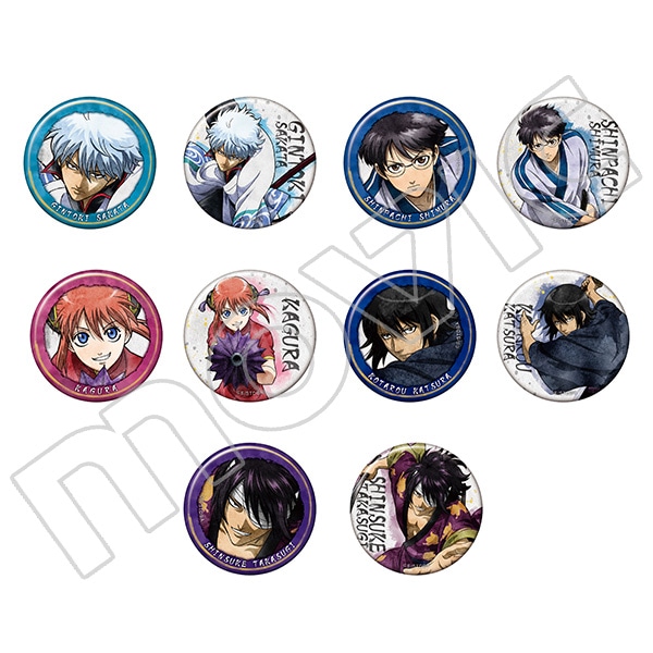 銀魂 坂田銀時 桂小太郎 缶バッジ 新訳紅桜篇 ナンジャタウン 銀魂 坂田銀