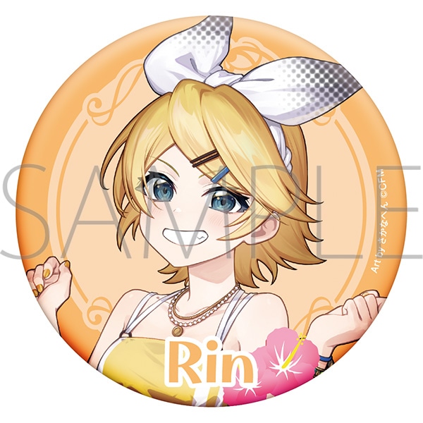 初音ミクシリーズ 缶バッジ／鏡音リン 水着: キャラグッズ｜ムービック