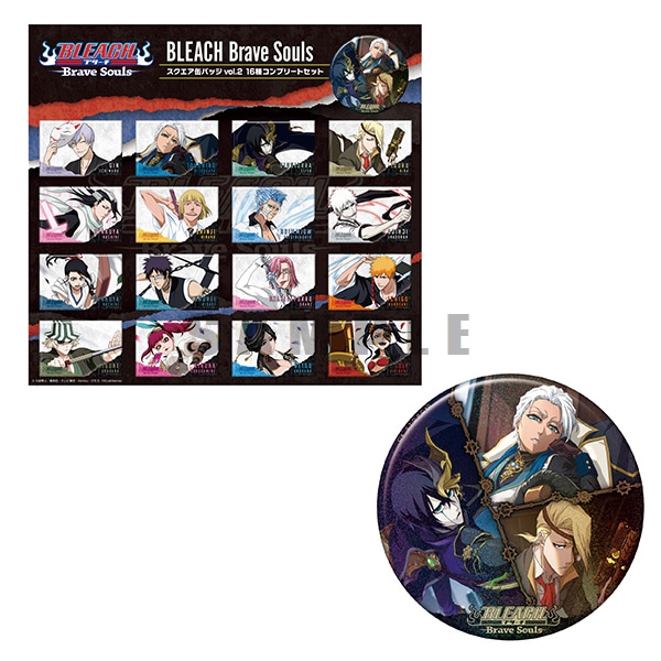 BLEACH スクエア缶バッジ 全種類コンプリートセット BLEACH 千年血戦篇