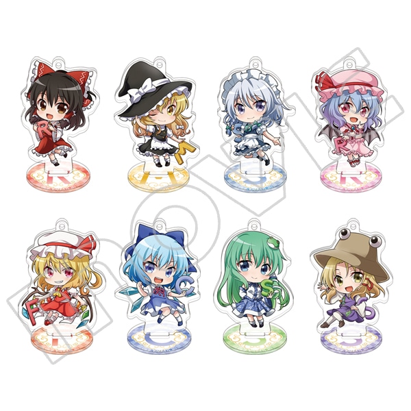 東方Project スタンド付きアクリルキーホルダーコレクション: キャラ