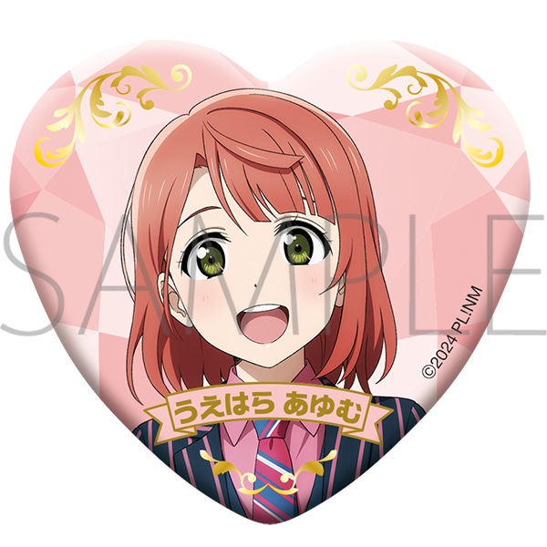 匿名配送】虹ヶ咲 1stライブ 上原歩夢 缶バッジ 匿名配送】ラブライブ