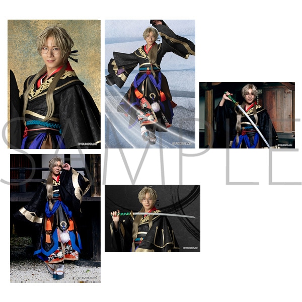 レア】ツキウタ。 睦月始 AGF 月花神楽 2L 直筆サイン ブロマイド レア