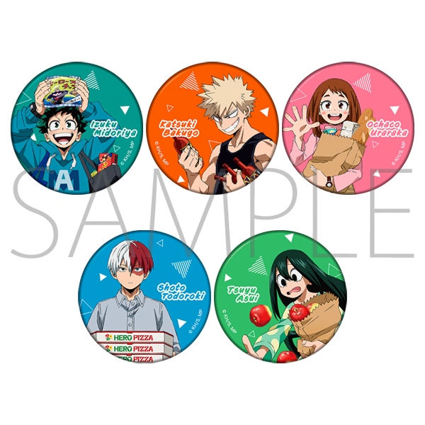僕のヒーローアカデミア トレーディング缶バッジ: キャラグッズ
