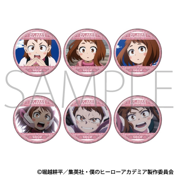 僕のヒーローアカデミア 麗日 お茶子がいっぱいキャラバッジ