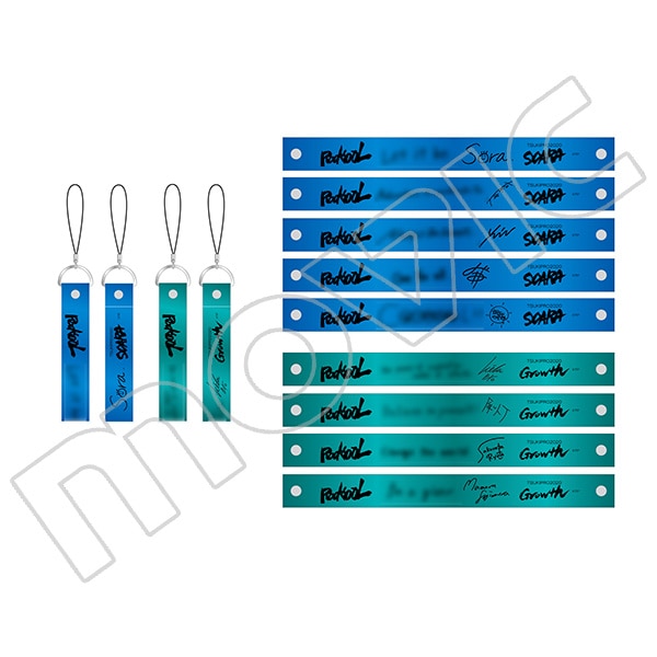 ALIVE 銀テープ風ストラップコレクション ALIVE ROCKOOL: キャラグッズ