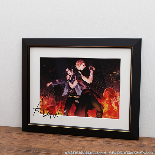 necömi 版画 frame 直筆サイン入り necömi 版画 frame 直筆サイン入り