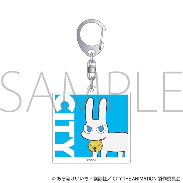 CITY THE ANIMATION アクリルキーホルダー／みみねこ: キャラグッズ
