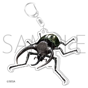 甲虫王者ムシキング アクリルキーホルダー オウゴンオニクワガタ