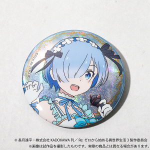 ラム BIG スクエア 缶バッチ Re：ゼロから始める異世界生活 リゼロ 激