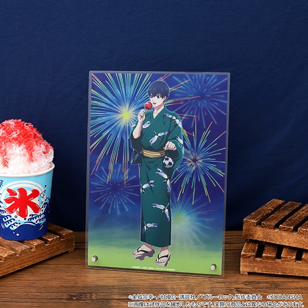 新品未使用品】ブルーロック 糸師凛 プリンセスカフェ アクリルネーム