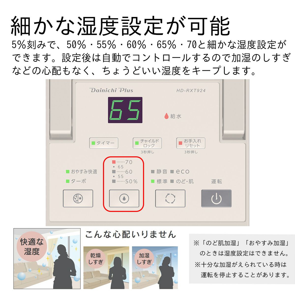 ハイブリッド式加湿器HD-RXT924 (T) 0H54490 | ダイニチWebShop