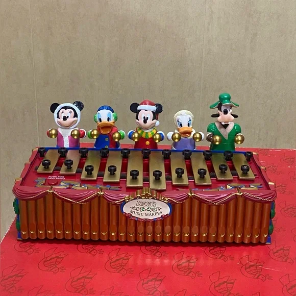 美品 Mickey's Merry Music Makers VINTAGE Mr. Christmas Mickey's