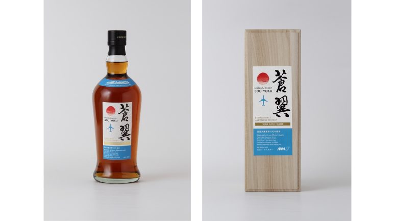 ANAオリジナルジャパニーズウイスキーの第2弾、希少な赤ワイン樽で熟成