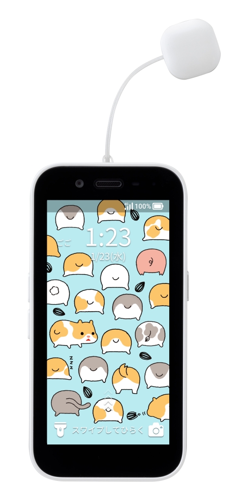 ソフトバンクの子ども向けケータイ「キッズフォン3」にすみっコぐらし