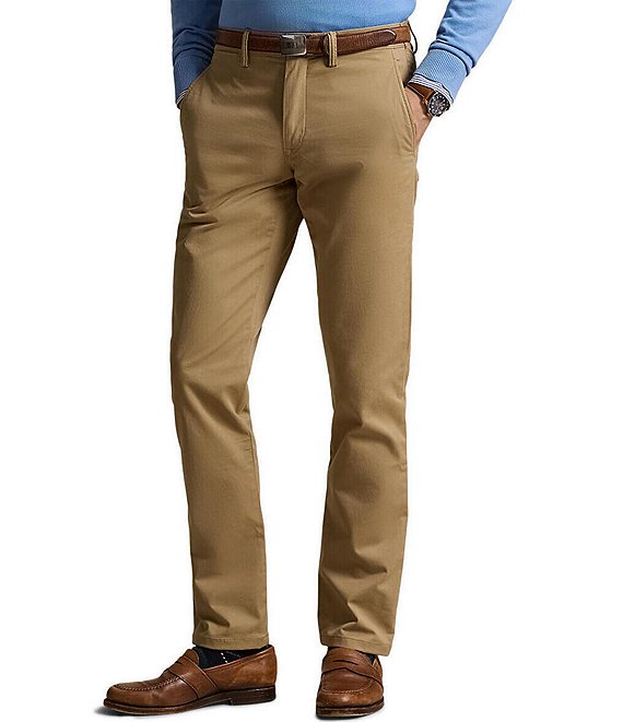 Polo Ralph Lauren Straight Fit Flat Front Stretch Twill Chino