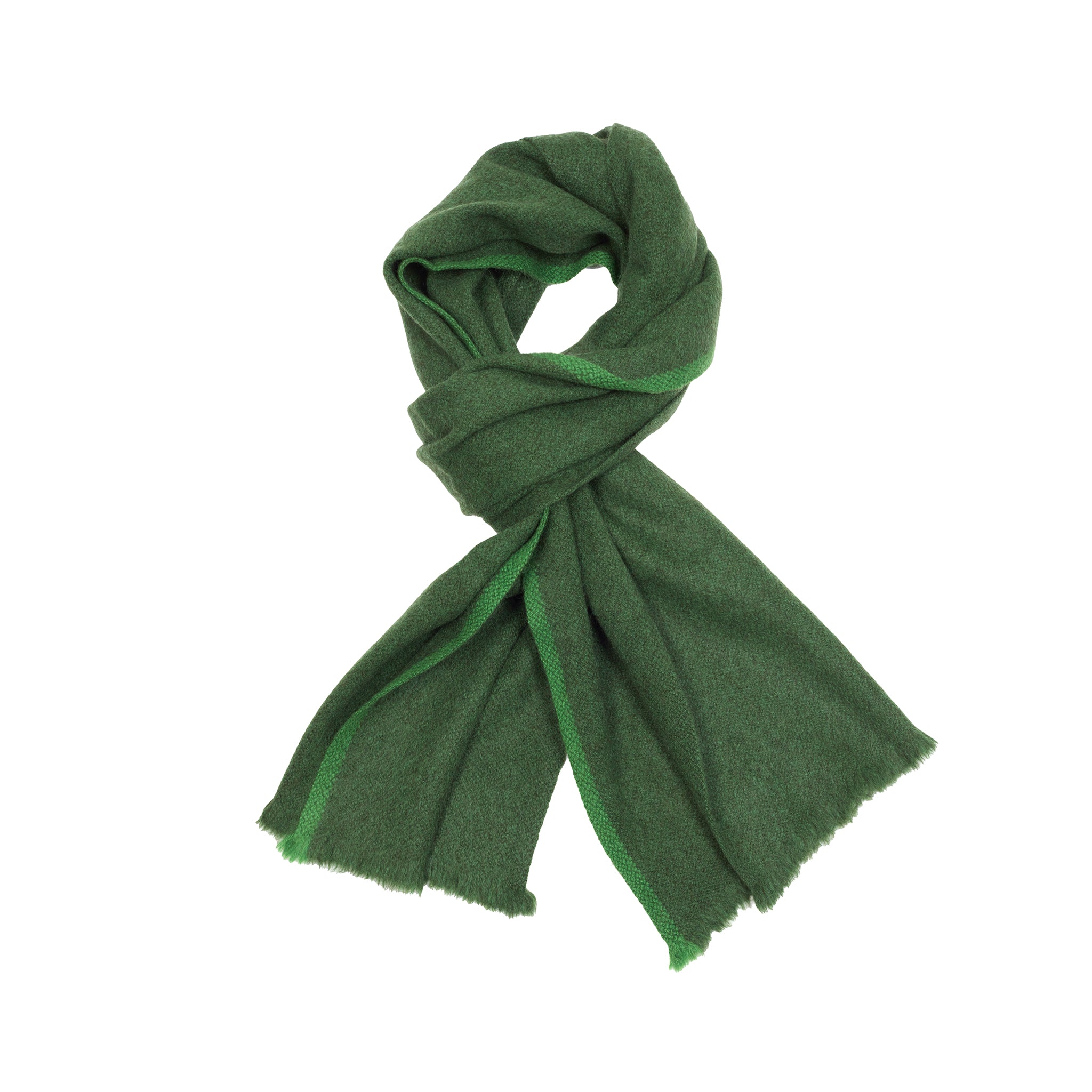 Norlha Nomad Border Skinny Scarf in Pine Green – Dick's Edinburgh