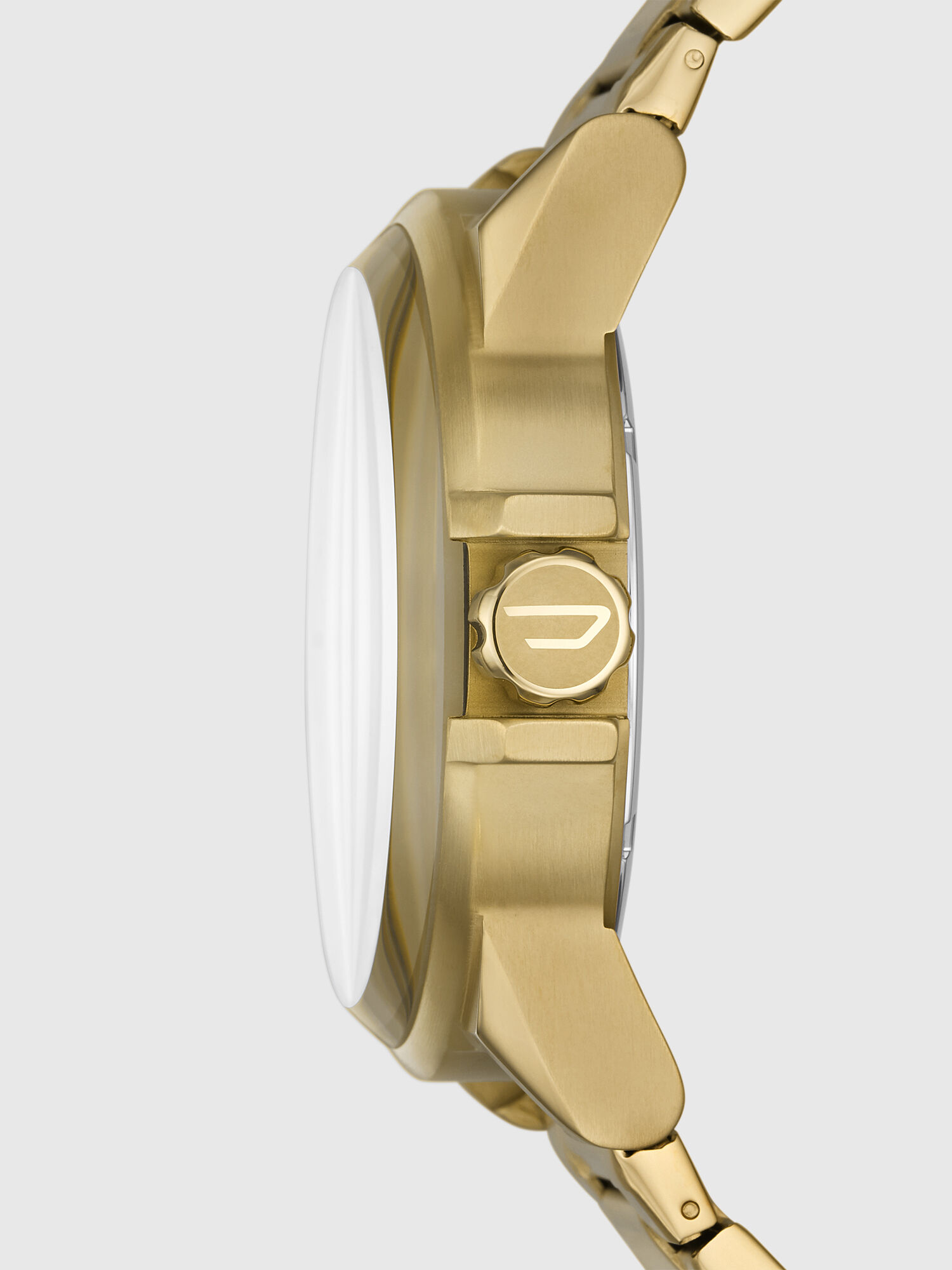 DZ1912 Man: D-48 Three-Hand Gold-Tone Stainless Steel Watch | Diesel