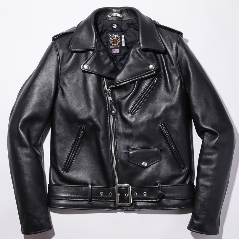 Schott ショット レザージャケット シングルライダース 36 黒 641