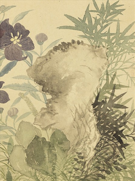 清惲壽平摹古冊秋花圖- 故宮