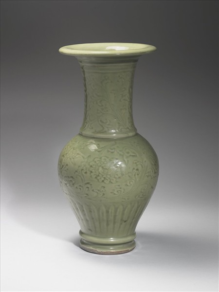 昇龍洞】龍泉窯貼亀形紋馬上盃（明時代） 昇龍洞】龍泉窯貼亀形紋馬上