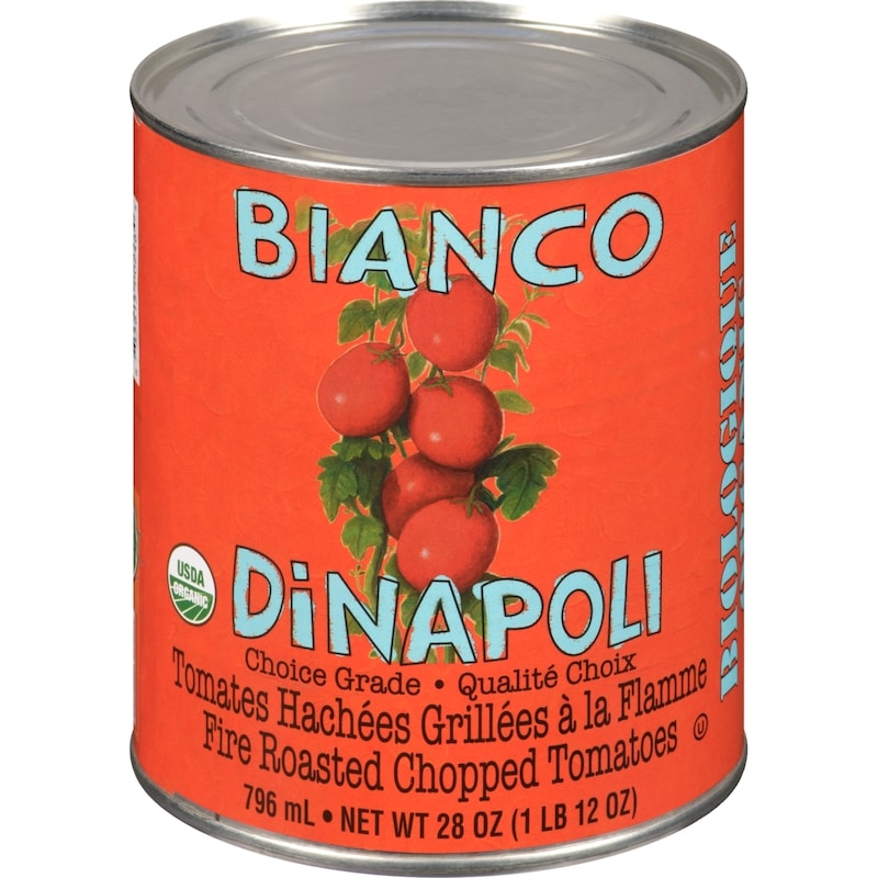 BIANCO DINAPOLI Organic Fire Roasted Chopped Tomatoes - 796 ml