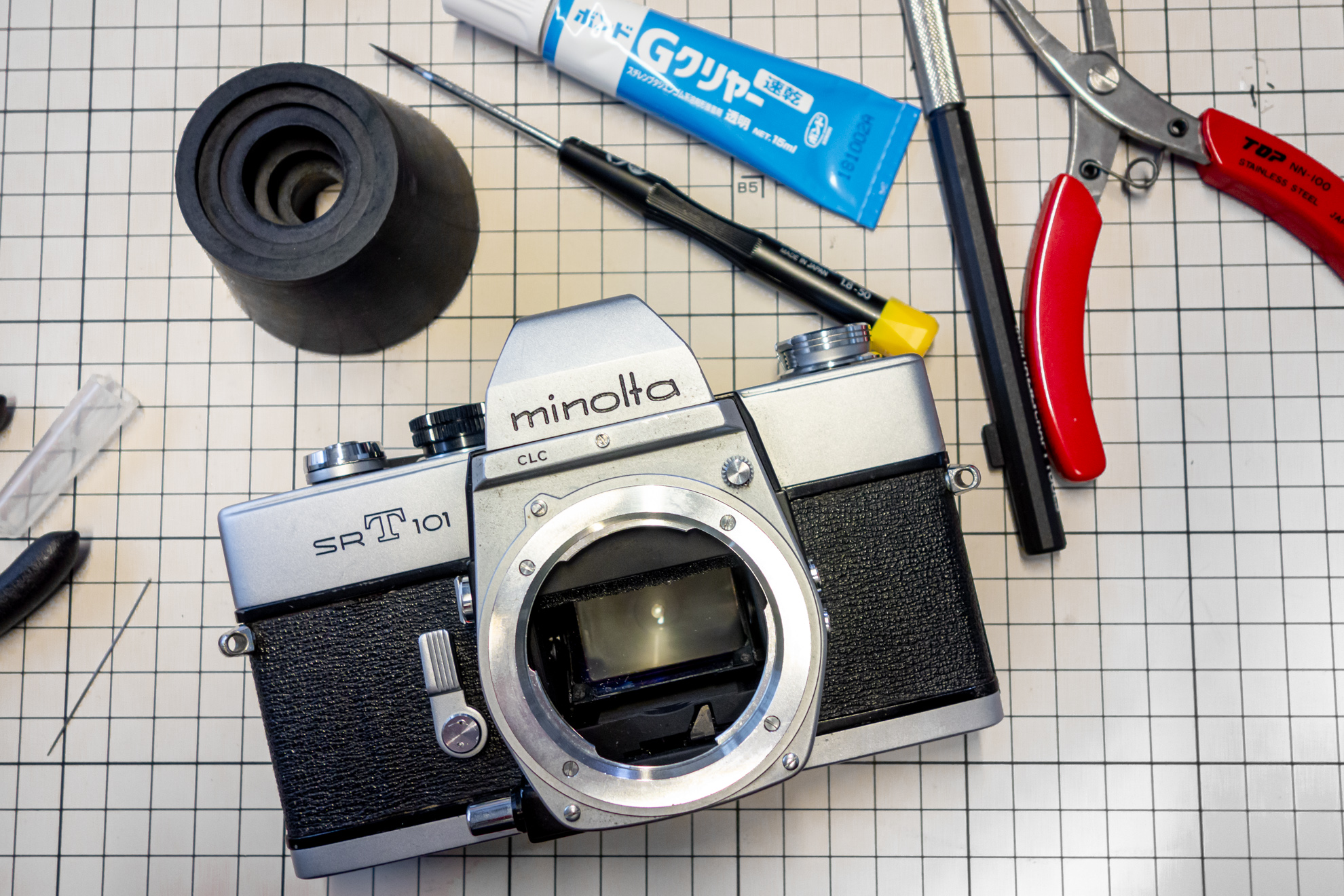 SR-T101 ミノルタ レンズ2本 良品 SR-T101 ミノルタ レンズ2本 良品