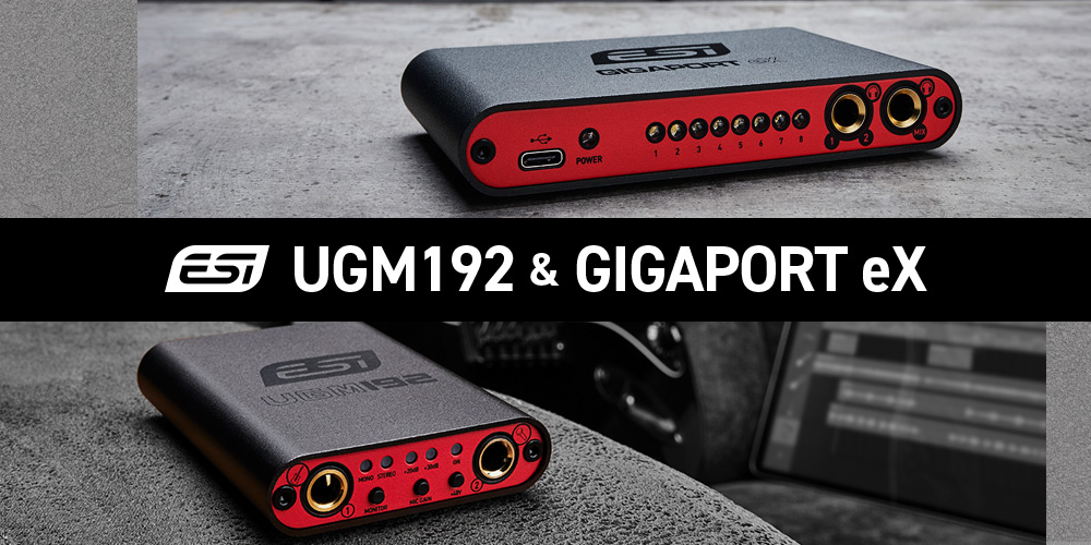 新製品】ESI UGM192 / GIGAPORT eX 発売のお知らせ - Dirigent
