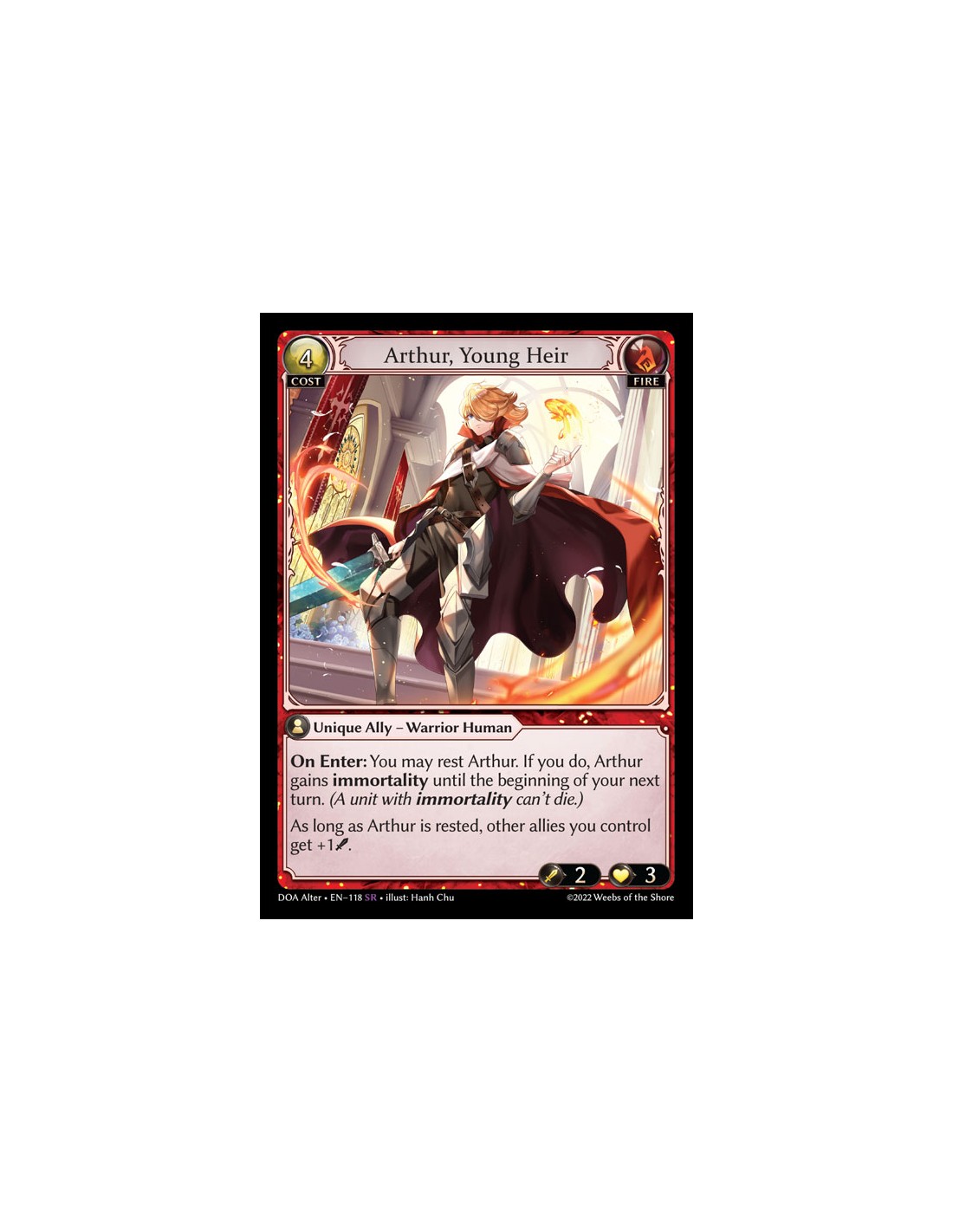 Arthur, Young Heir 2 枚grand archive Arthur, Young Heir - Dawn of