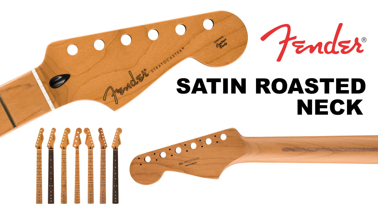 Fenderから魅力溢れるローステッドメイプルネック7種が発売！