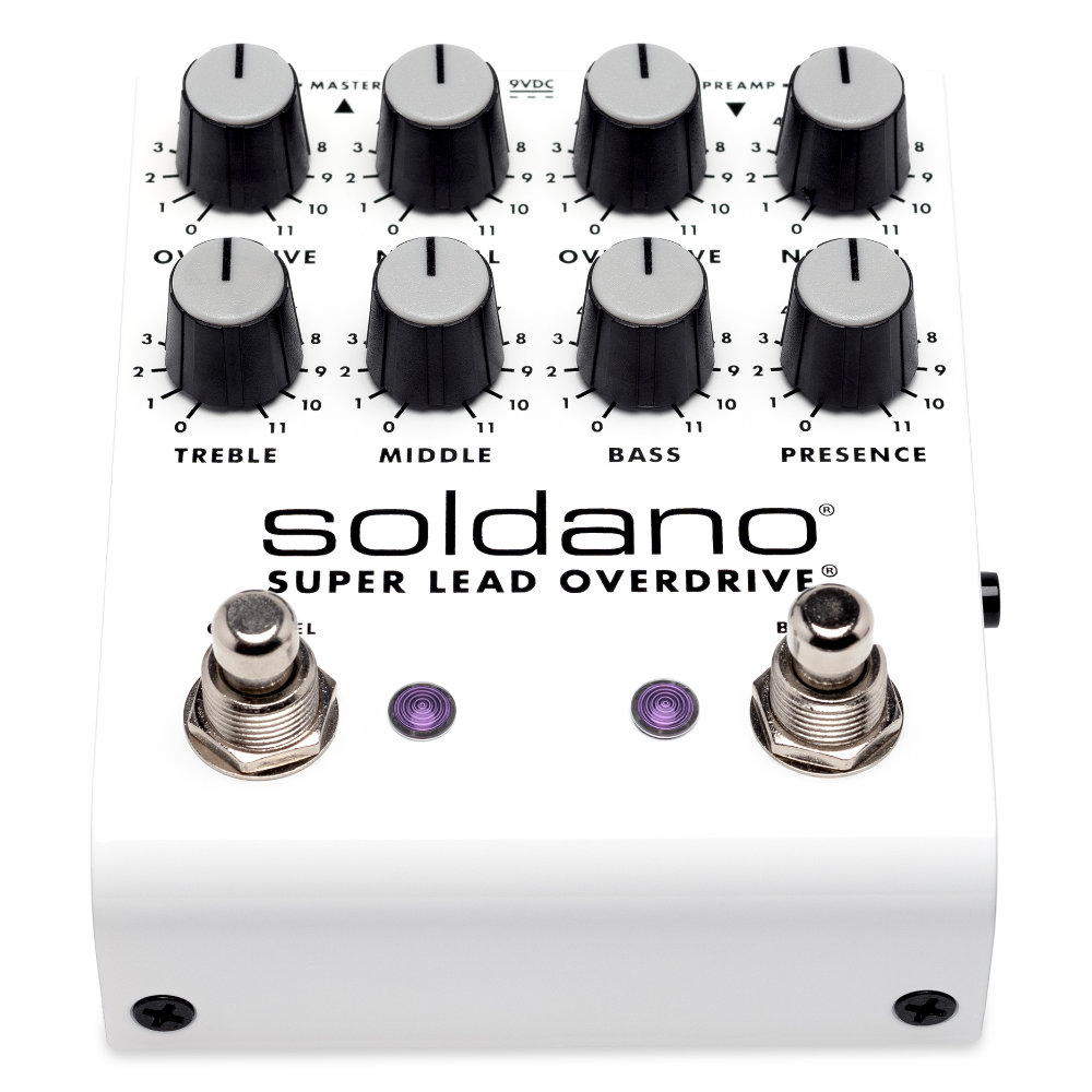 Soldano ODとクランチを1つのペダルで「SLO PLUS Pedal」発売！