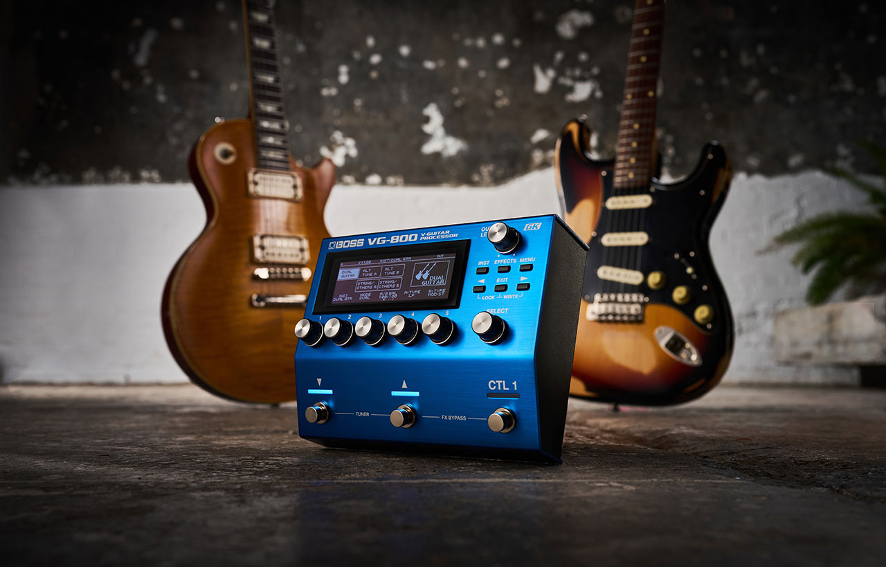 BOSSから次世代のV-Guitarプロセッサー「VG-800」が発売。