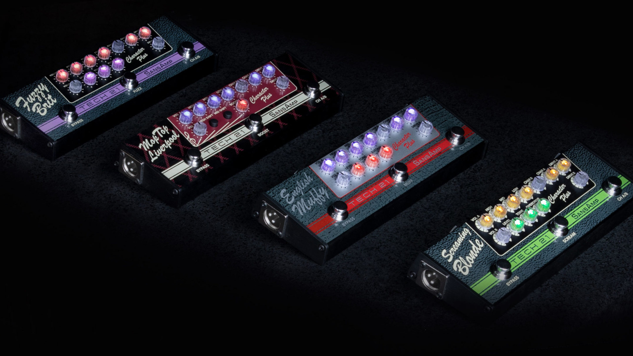 TECH21から「SansAmp CHARACTER PLUS SERIES」登場！