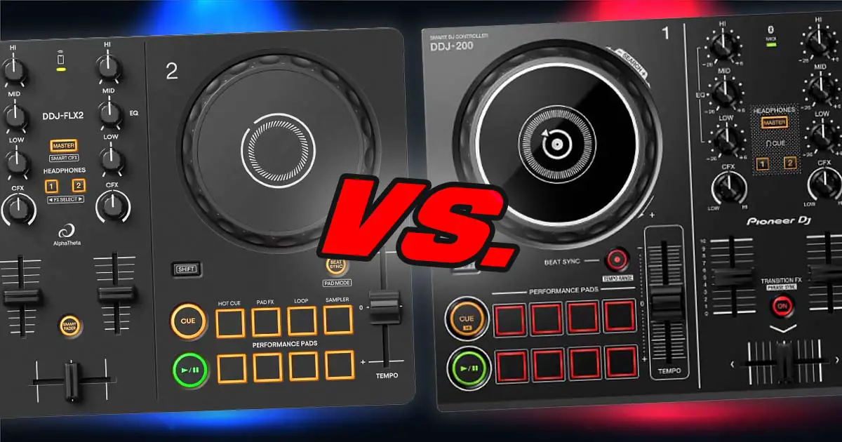 AlphaTheta DDJ-FLX2 vs. DDJ-200 – What's Changed? - djgear2k